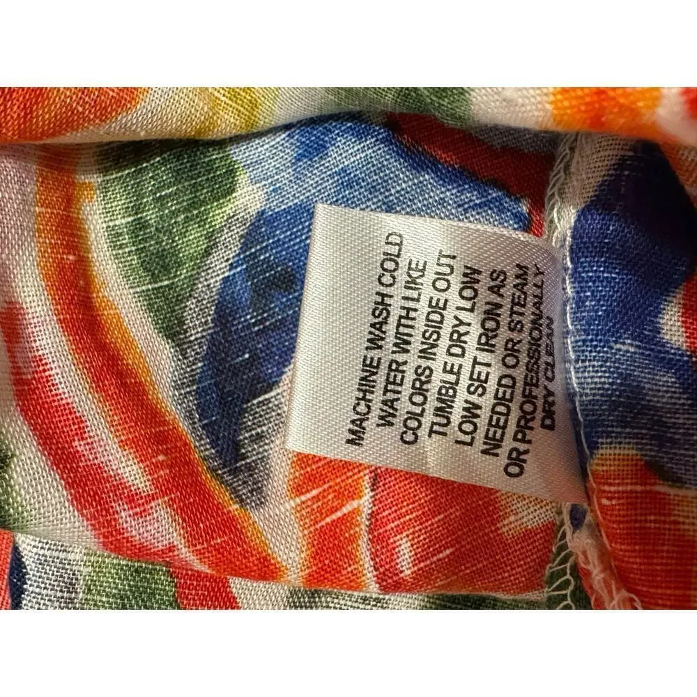 Hester & Orchard Women’s Floral Top Colorful Fun Artsy Size 1X - Picture 6 of 7